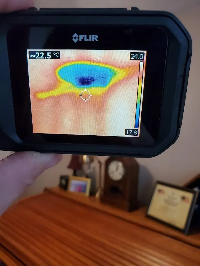 Thermal imaging inspection for water damage in Woodland Park